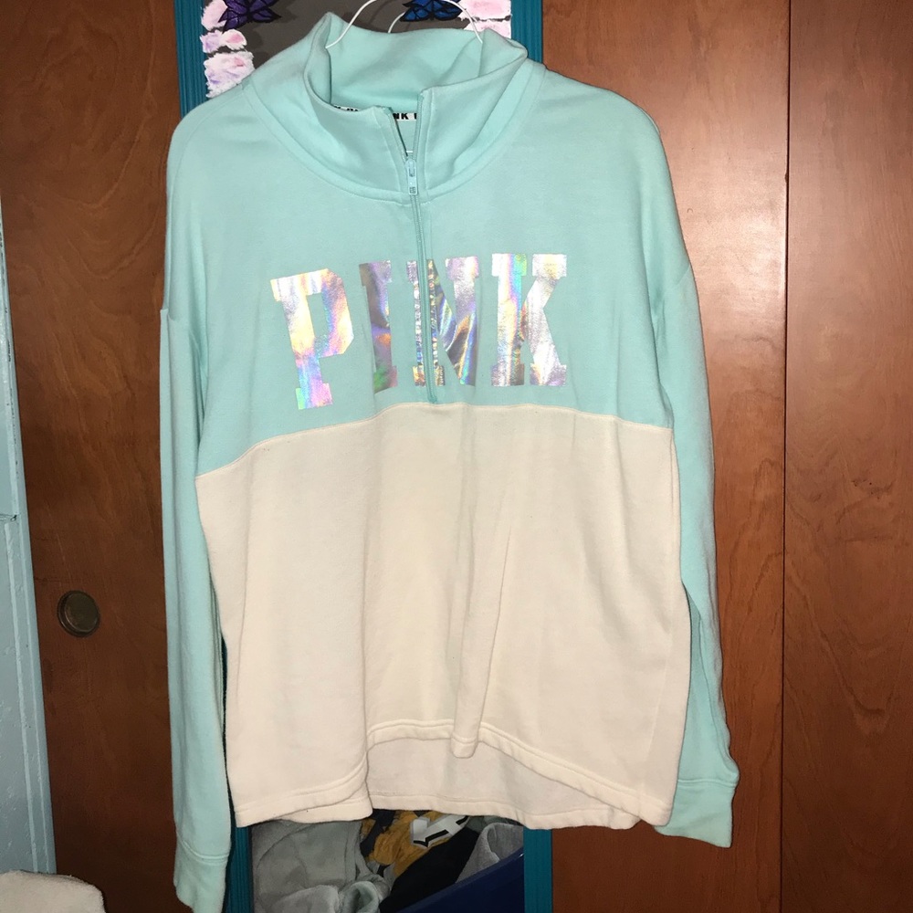 PINK quarter zipper